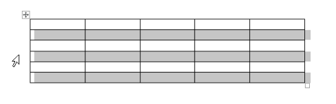 word表格選取技巧