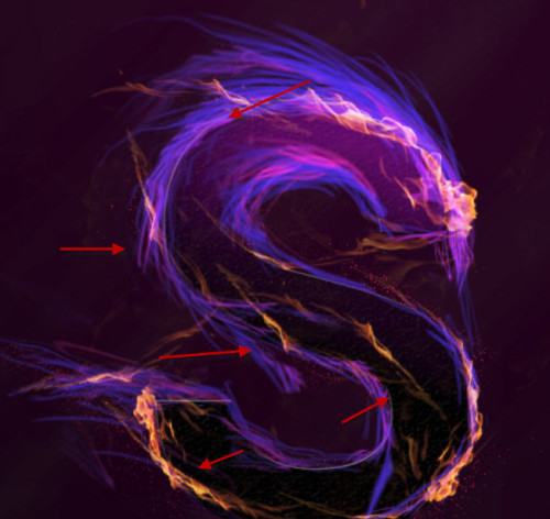 說(shuō)明: 4 attach1 500x472 Design Magical Fire Energy Text Effect in Photoshop